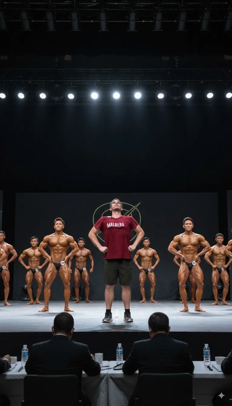 Fran en el Mr. Olympia